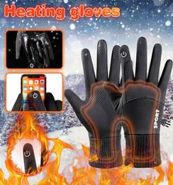 2020 mitaines à écran tactile hiver avec velours imperméable antidérapant escalade antidérapant chaud gant chauffage extérieur Luvas J2P5687995