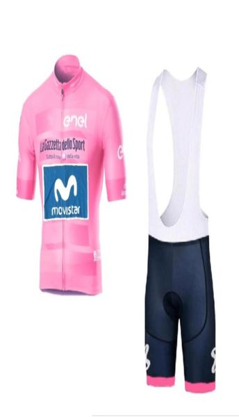 2020 tour italia rose Richard Carapaz pro équipe cyclisme maillots kits vélo de course tissu Ropa Ciclismo maillot GEL PAD8922613