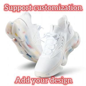 2023 Chaussures personnalisées Support personnalisation chaussures de course peintes mode hommes femmes baskets de sport baskets Ajoutez votre design