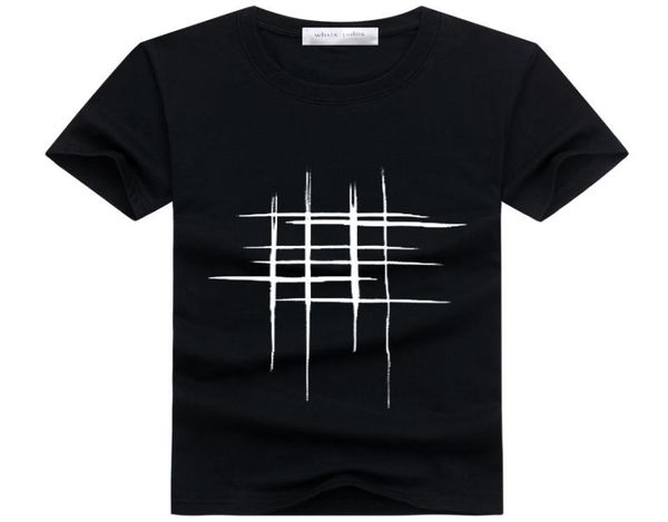 2020 t-shirt hommes ligne de conception créative simple croix impression coton T-shirts Men039s nouveauté été Style à manches courtes hommes tsh4274987