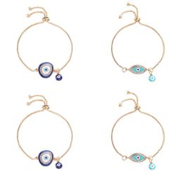 2020 Bracelets turcs Lucky Blue Crystal Evil Eye For Women Mandmade Gold Chains Bijoux Lucky Bracelet Femme Bijoux 71 R27306753