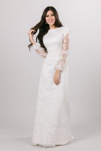 2020 Vintage Petite A-ligne Dentelle Robes De Mariée Modestes Avec Manches Longues Paillettes Dentelle Appliques Tulle Manches Complètes Modeste Robe De Mariée