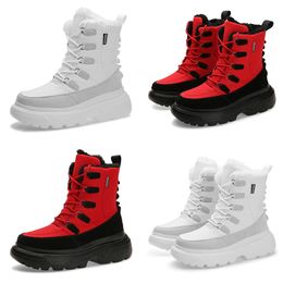 2020 Warm Lithe Zachte Winter Designer Kant Type1 Triple White Black Red Man Boy Men Laarzen Mens Sneakers Boot Trainers Outdoor Walking Shoes