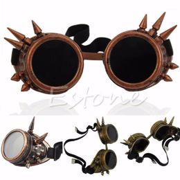 2020 Lassenronde Cyber Goggles Goth Rivet Steampunk Cosplay Antiek Victoriaanse Spike Mar21 151 2944