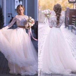 2020 robes de mariée en ligne blanche bijou de jupe en tulle