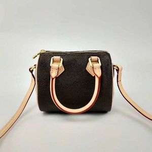 2020 vente en gros nouveau orignal toile en cuir véritable dame sac de messager téléphone sac à main mode cartable nano oreiller sac à bandoulière sac à main 61252