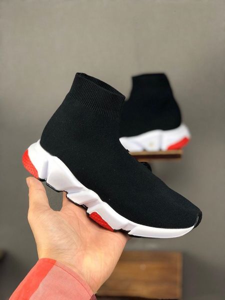 2020 Vente en gros Enfants Chaussures Chaussette Enfant Vetements crew Sock Runner Baskets Chaussures Enfants Chaussures Hight Top Sneakers Boot Eur 24-35