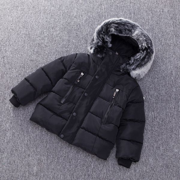 2020 hiver enfants mode décontracté chaud à capuche garçons manteaux vêtements d'extérieur pour enfants épais sport manteaux Jackrts tenue vers le bas Parkas