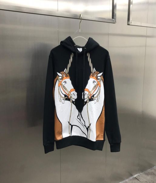 2020 Hiver Fashion Nouveau Vêtements pour hommes décontractés Homme Sweatshirts à capuche pour hommes Designer Unicorn Print Sweats Sweatshir9092542