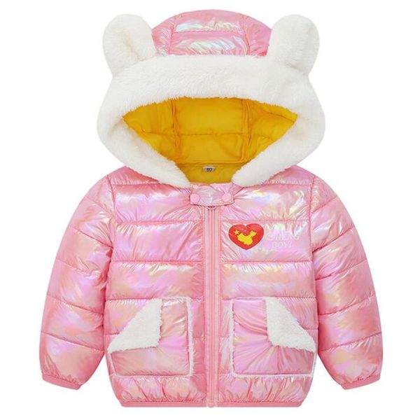 2020 hiver nouveaux garçons filles à capuche col de fourrure manteau enfants doudoune mode mignon enfants manteau confortable chaud enfants coton vêtements