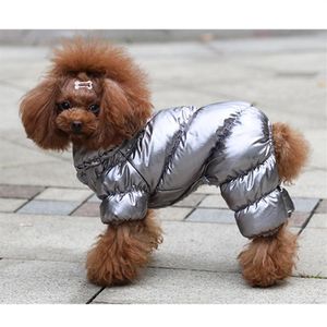 2020 Winter Warm Gewatteerde Fleece Kostuums Voor Pet Hond Kat Luxe Warm Apparels Vest Puppy Dikker Hoodie jas Hond kleding Bul2503