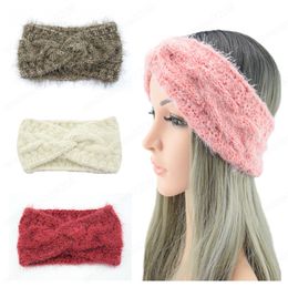 2020 Winter Dames Breien Hoofdband Wide-Branden Hairband Dames Gebreide Haaraccessoires Haar Sieraden