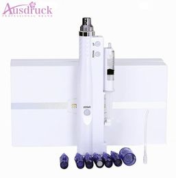 Stylo Derma à micro-aiguilles automatique sans fil, MesoGun, stylo d'injection de sérum d'eau, mésothérapie du visage, amincissant, usage domestique, 2020