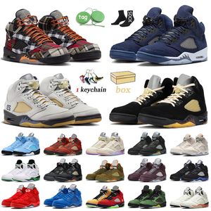 2023 JUMPMAN 5 Basketbalschoenen Heren Lucky Green 5s Craft Aqua UNC DJ Khaled x We The Bests Crimson Bliss Sail A Ma Maniere Trainers Racer Blue Burgundy Olive Sneakers