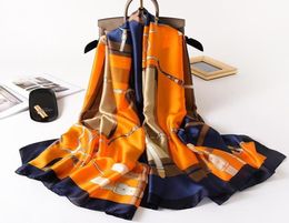 2020 Vrouwen sjaal zomer zijden sjaals sjaals dame wraps soft pashimina vrouwelijke echarpe ontwerper strand stal Bandana11119135