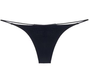 2020 Femmes Bandage sexy G PAUTES COLONS COLLES COLLES LOBILES LOBILES LOBILITÉ LIGNE LES TONGS FEMME Coton Bikini sous-vêtements Mini Thong4386571