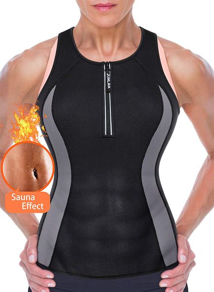 2020 Les femmes sexy en néoprène Corset Sauna Fitness Yoga Tops Shirt Gym Sport Slim Gilet taille du ventre train Body Shaper