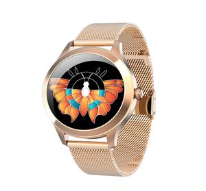 2020 Femmes Smart Watch Full Touch IP68 Imperméable Matériel cardiaque Surveillance du sommeil Bracelet de fitness PK Smartwatch6672730