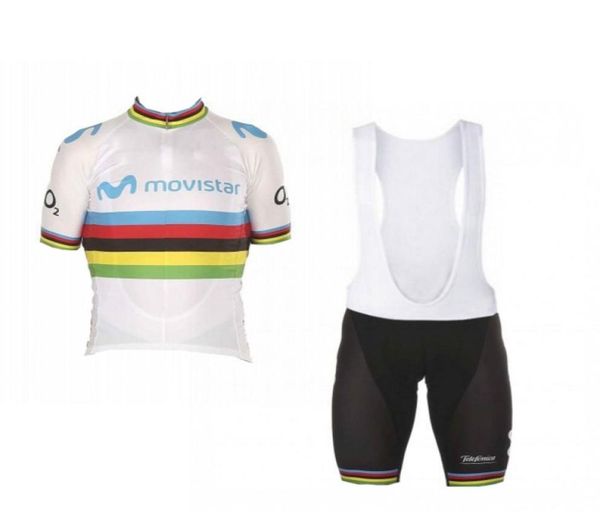 2020 World Valverde Rainbow Cycling Kits Jersey Kits Racing Bike Cloth ROPA Ciclismo Maillot Gel PAD2734901