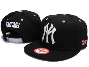 2020 YMCMB Snapback Chapeaux de créateurs de mode de haute qualité femmes hommes réglable snap dos casquette chapeau ny pas cher sport casquettes de baseball Q0911