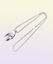 2020 z192 nouveau collier pince à crabe homard men039s pendentif en acier inoxydable pendentif personnalisé collier bijoux 8474782