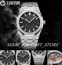 Super Factory Horloge Heren 41MM ZFf 15500 Herenhorloge Cal.4302 Beweging Automatisch Zwart Blauw 4 kleuren wijzerplaat ZF 904L stalen armband Super versie Heren cadeau polshorloges