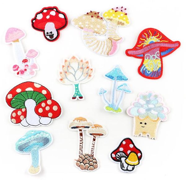 Patch plante champignon, accessoires et outils de couture pour vêtements, 20200816, 5429364