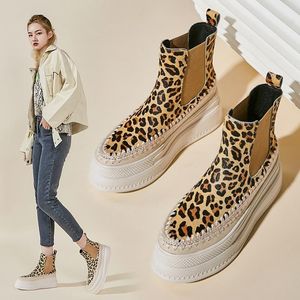 20201116 Chaussures d'impression léopard à talons hauts avec semelle épaisse et muffin