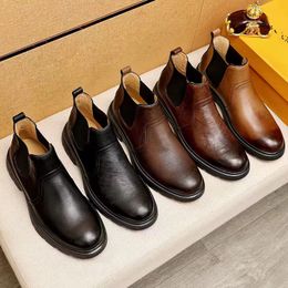 202022 Designer de luxe britannique haut supérieur Martin bottes hommes mode hiver 100% cuir protection contre le froid chaussures décontractées boucle en métal velours bottes à fond épais