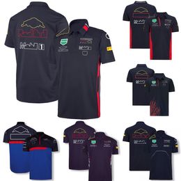 F1 Poloshirt T-shirt Nieuwe Formule 1 Team Racing T-shirts Korte mouwen Zomer Heren Casual Sneldrogend T-shirt Jersey Plus Size Tee
