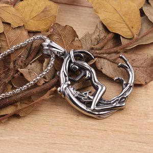 2020New Maangodin Wicca Ketting Hanger Hekserij Heks Gothic Magic Amulet Talisman Vintage Voor Mannen Vrouwen Sieraden Gift Hot1