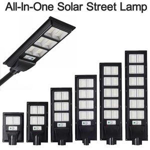 Farolas solares Iluminación exterior 3 modos Impermeable IP65 PIR Sensor de movimiento Luces LED de jardín Iluminación de calle exterior