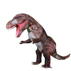 2020Newest Triceratops Cosplay T rex Dino Spinosaurus Gonflable Costume pour Adulte Enfant Fancy Dress up Halloween Party Anime Costume Y0827