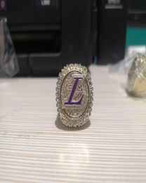 Le moule officiel de la bague 1 des Lakers authentiques 2020 est une bague normale 0123312478