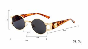 2020 QUICHES Classic Pilot Sunglasses Designer Brand Mens pour femmes verres de soleil Gold Metal Green Green Glass Lenses Brown1332380