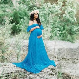 2020 robe de traînée accessoires de photographie de maternité robe de grossesse vêtements de photographie pour séance Photo robe enceinte robe en dentelle
