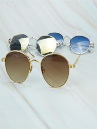 2020Trendy Gold Sunglasses Mens Carter Sun Glasses Femmes Férance de luxe Décoration Flame Nides pour le club de conduite RAVE 4518902