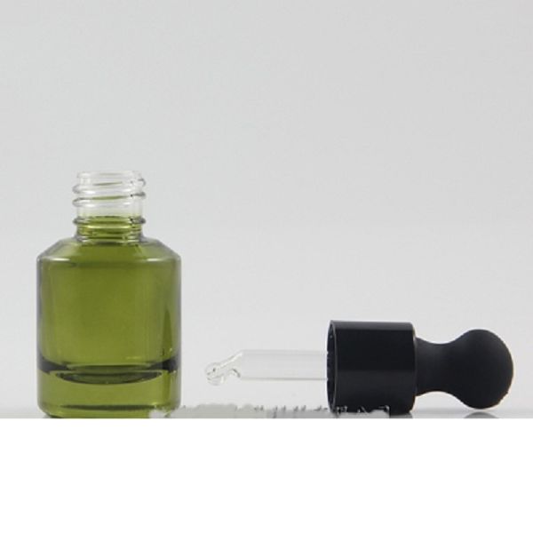 2021 Bouteilles en verre de 1/2 oz 15ML pour huiles essentielles avec compte-gouttes en verre pour huiles essentielles, produits chimiques de laboratoire de chimie, parfums de Cologne