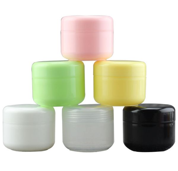 2021 10/20/50 / 100ML Pots vides en plastique Bonbons Couleur PP Cosmétique Échantillon Fard à Paupières Baume À Lèvres Conteneur Nail Art Pièce Paillettes Bouteille