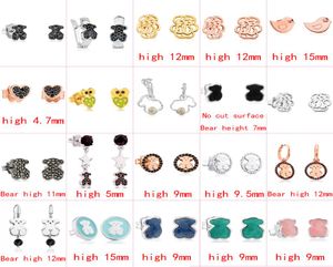 2021 100 925 Boucles d'oreilles d'ours en argent sterling Fashion Classic Boucles d'oreilles perforées bijoux fabricant entièrement 6488338