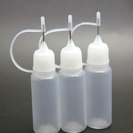 2021 10 stks 10 ml pe lijm applicator naald squeeze fles voor papier quilling diy scrapbooking ambachten
