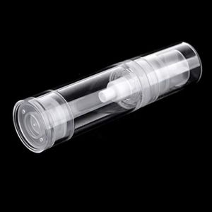 2021 12 ml 0,41OZ lege navulbare airless plastic fles vacuümpomp fijne mist container buis voor room lotion parfum etherische olie monsters