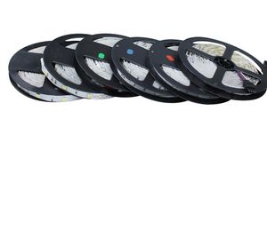 2021 12V SMD5050 LED Strip Light High Bright 5M 60LEDs M Flexible Ribbon Waterproof Tape Decor LED Lights fast ship