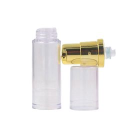 2021 15ML 12ML 10ML 5ML Trasparente Airless Pompa per lozione Bottiglia Emtpy Bottiglia riutilizzabile per crema per le mani Con pompa per lozione Contenitore