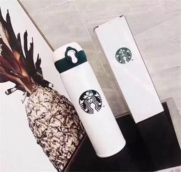 2021 16oz Starbucks Mannen en vrouwen Favoriete Mokken met Koffiekopjes Roestvrijstalen Cups Ondersteuning Aangepast logo Gratis