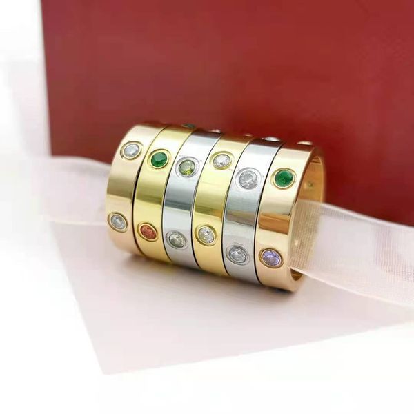 2021 1 pièces livraison directe en acier inoxydable amant anneau femme bijoux anneaux hommes mariage promesse pour femme femmes cadeau
