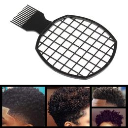 2021 2 en 1 Afro Twist it up peine de pelo africano para hombres peluquería Afro peine Twist Wave Curl cepillo peine 2019 más nuevo