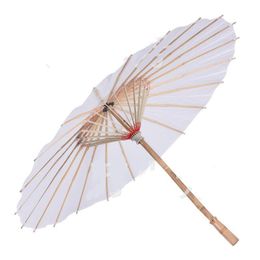 Sombrilla de papel japonés chino para damas de honor, sombrilla de papel para boda, favores de fiesta, sombrilla de verano, tamaño para niños, 20/30/40/60cm, 2021