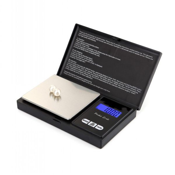 2021 200g x 0.01g Noir Format de Poche Électronique LCD Numérique Précision Bijoux Échelle, Diamant Or Balance Poids Échelles