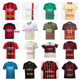 2022 2023 2024 IBRAHIMOVIC GIROUD AC MILANS voetbalshirts 16 17 18 19 20 21 22 23 24 BENNACER KESSIE ROMAGNOLI CALHANOGLU TONALI REBIC PULISIC voetbalshirt R.LEAO